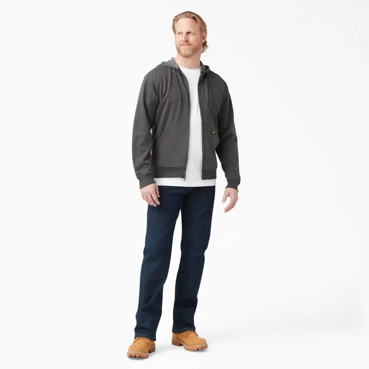 Midweight Fleece Zip Hoodie