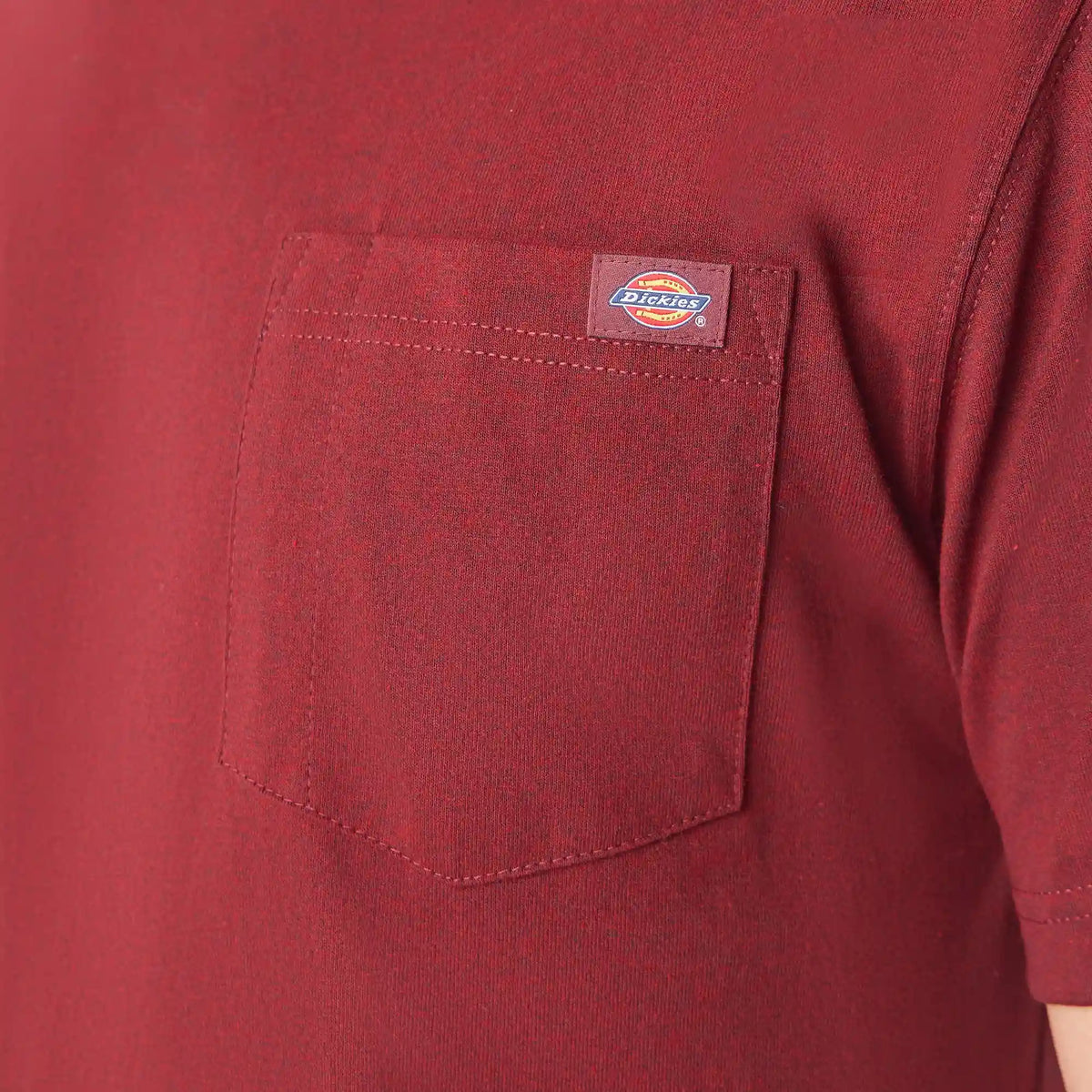Heavyweight Heathered Short Sleeve Pocket T-Shirt