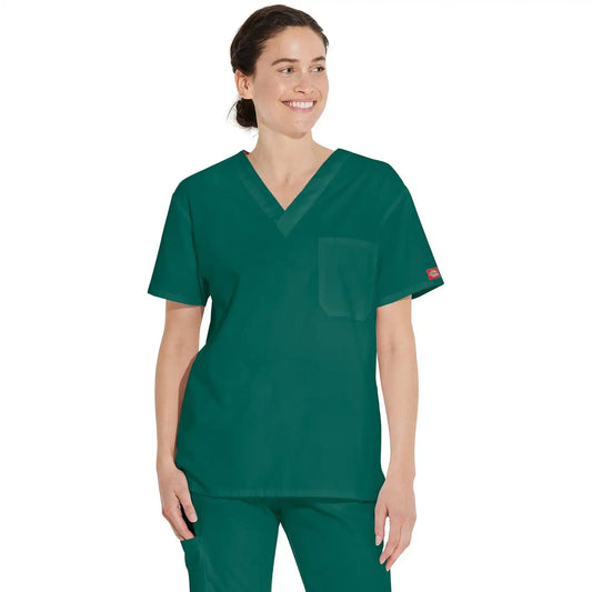 Unisex EDS Signature Tuckable V-Neck Scrub Top