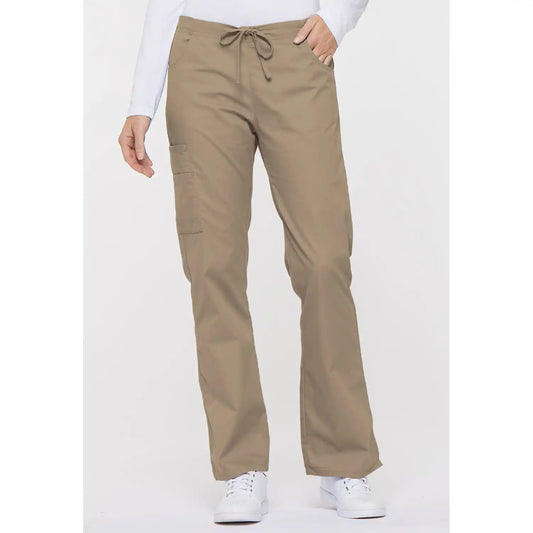Women's EDS Signature Mid Rise Drawstring Cargo Scrub Pant