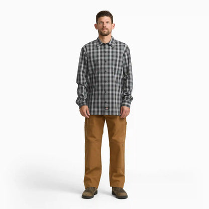 Long Sleeve Plaid Work Shirt