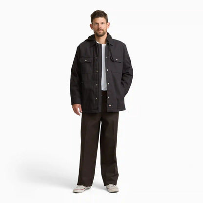 Insulated Duck Hooded  Shirt Jacket