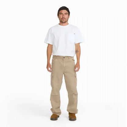 247 Loose Straight Garment Dyed Cargo Pants