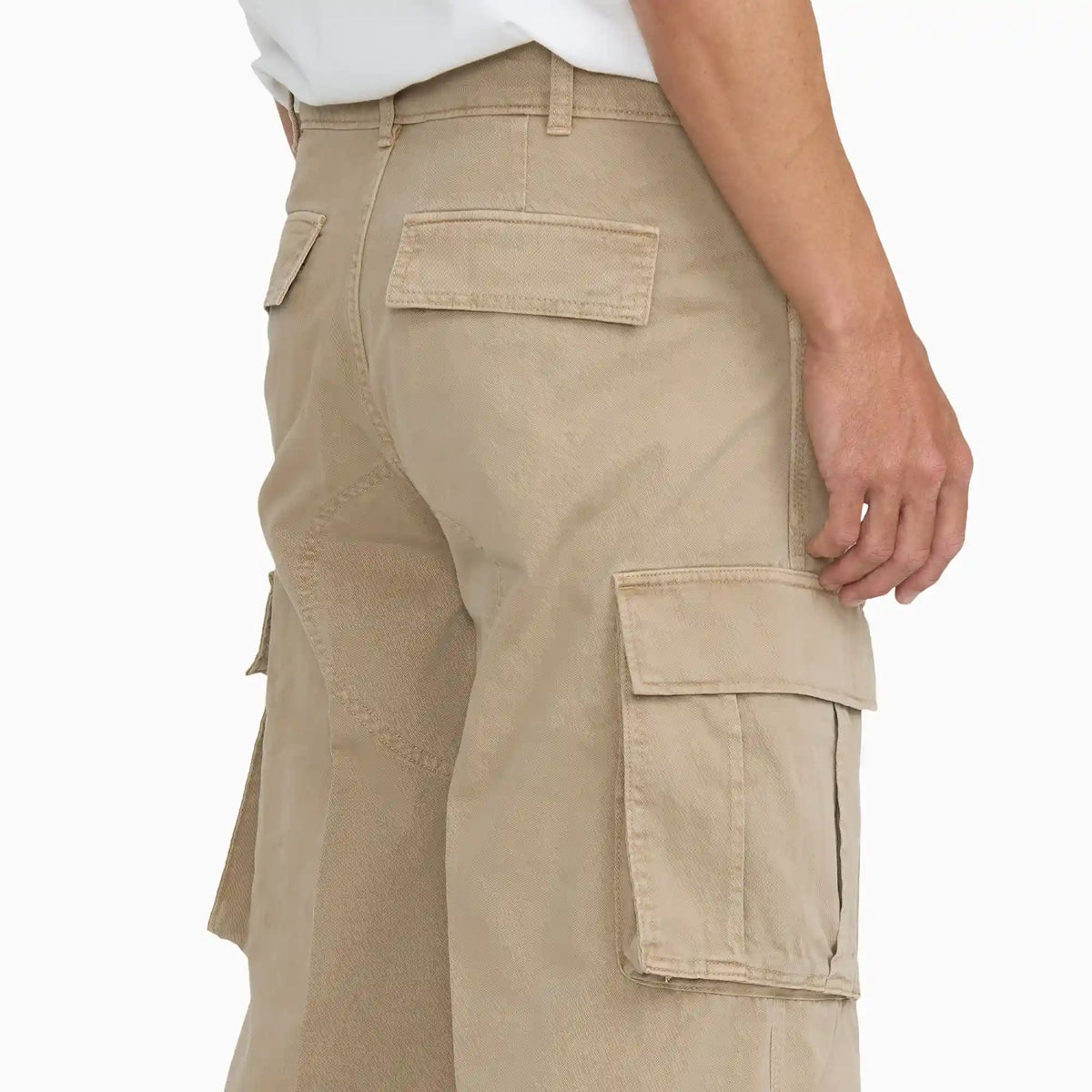 247 Loose Straight Garment Dyed Cargo Pants