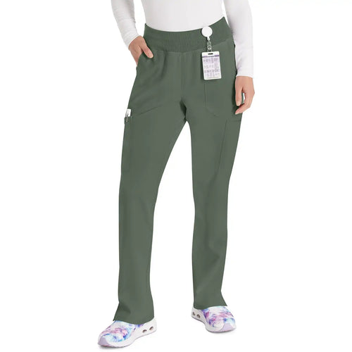 Women's EDS Essentials Natural Rise Tapered Leg Pull-On Scrub Pant