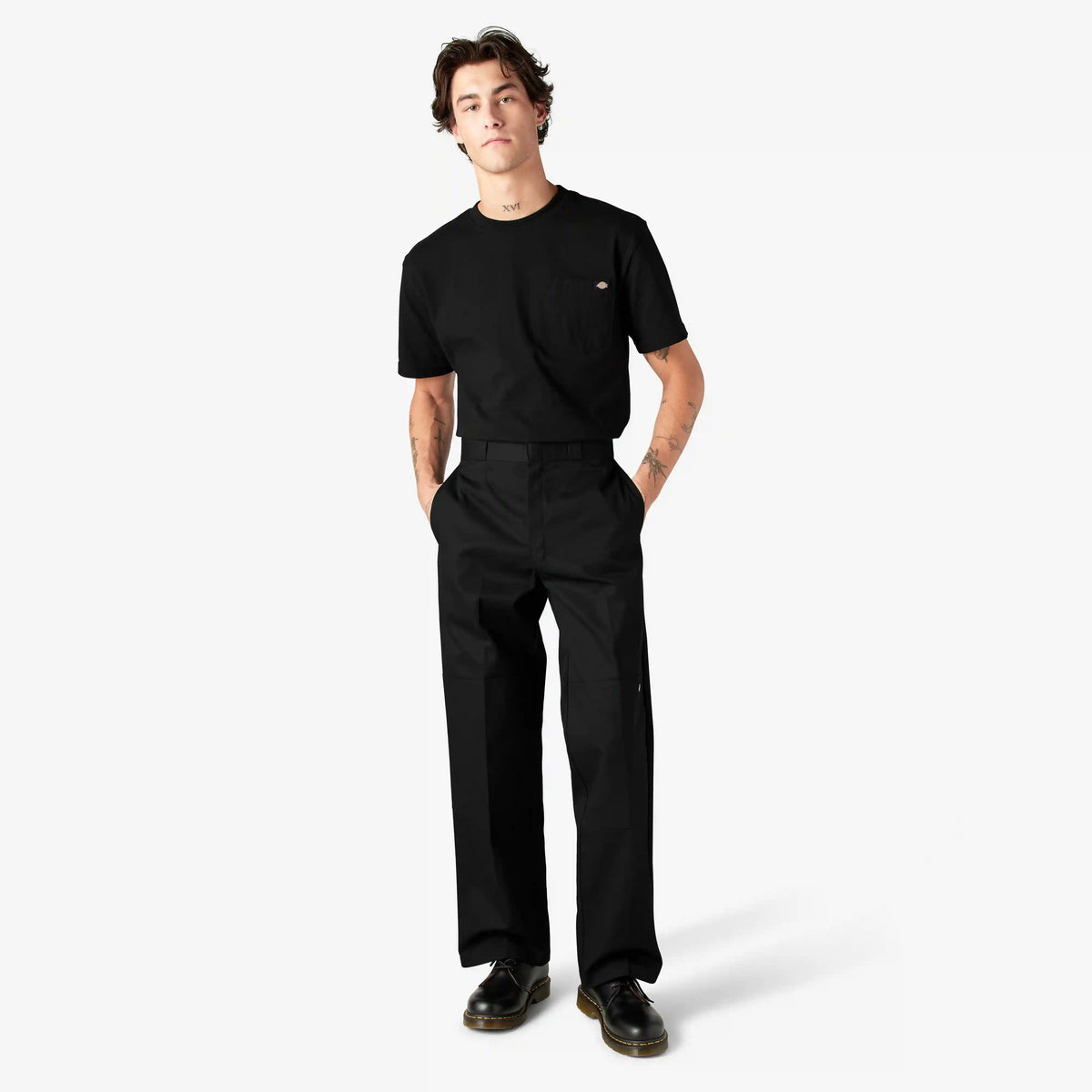 Loose Fit Double Knee Work Pants