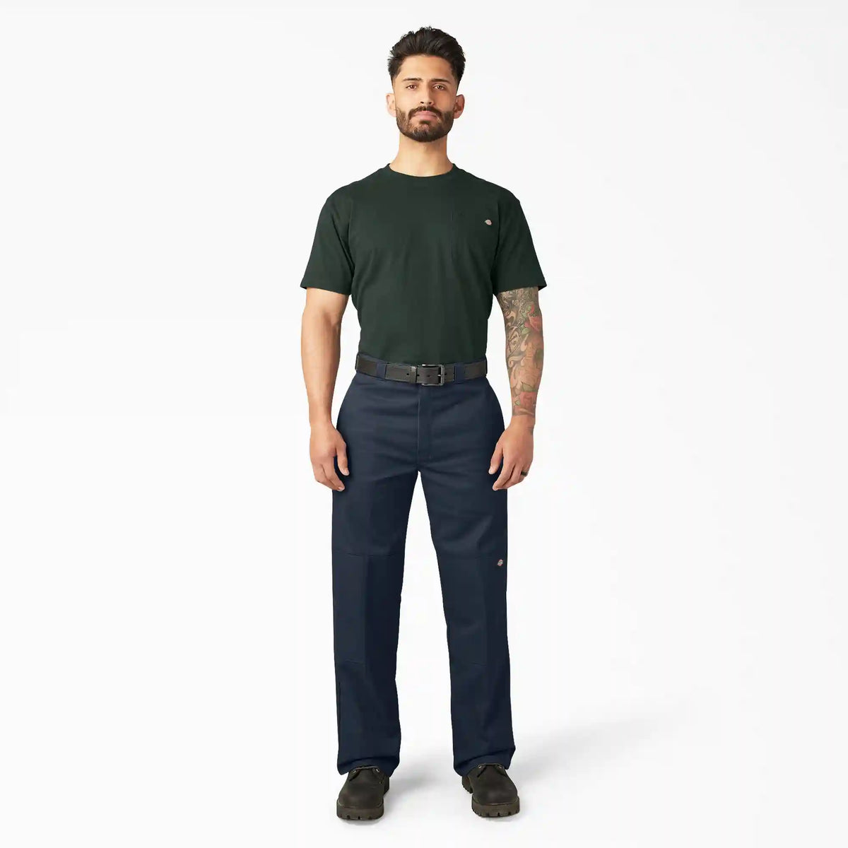 Loose Fit Double Knee Work Pants