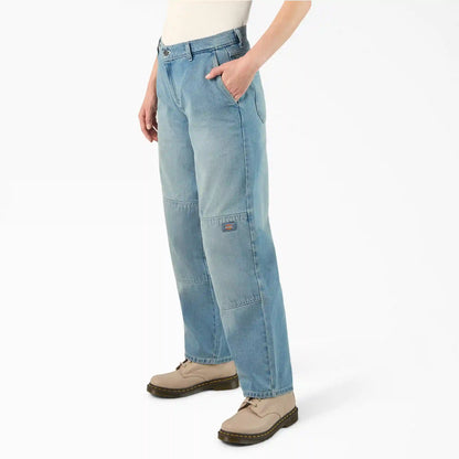 Women’s Loose Fit Double Knee Jeans