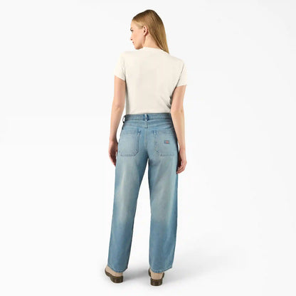 Women’s Loose Fit Double Knee Jeans