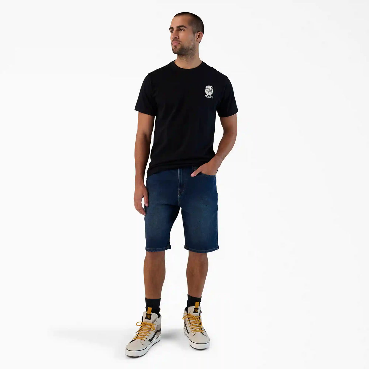 FLEX 5-Pocket Denim Shorts, 11"