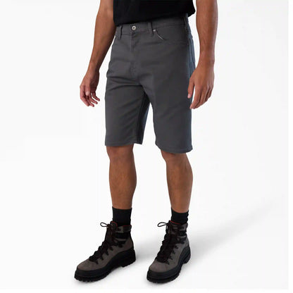 FLEX 5-Pocket Duck Canvas Shorts, 11"