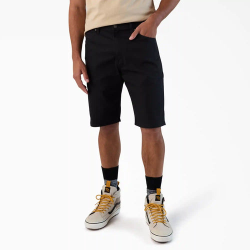 FLEX 5-Pocket Duck Canvas Shorts, 11"