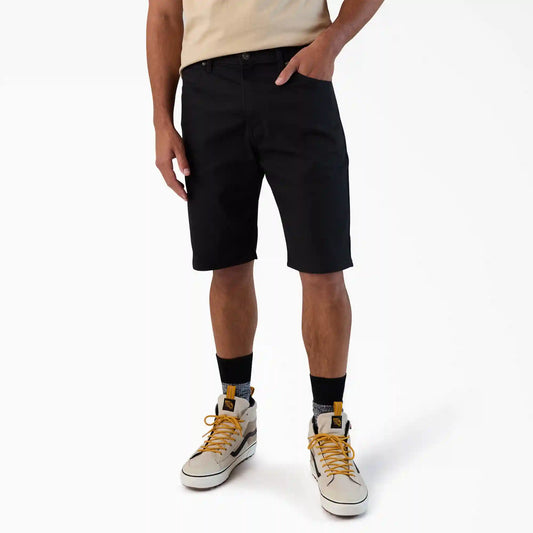 FLEX 5-Pocket Duck Canvas Shorts, 11"