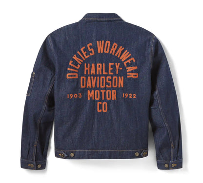Dickies x Harley-Davidson® Boxy Fit Embroidered Denim Jacket