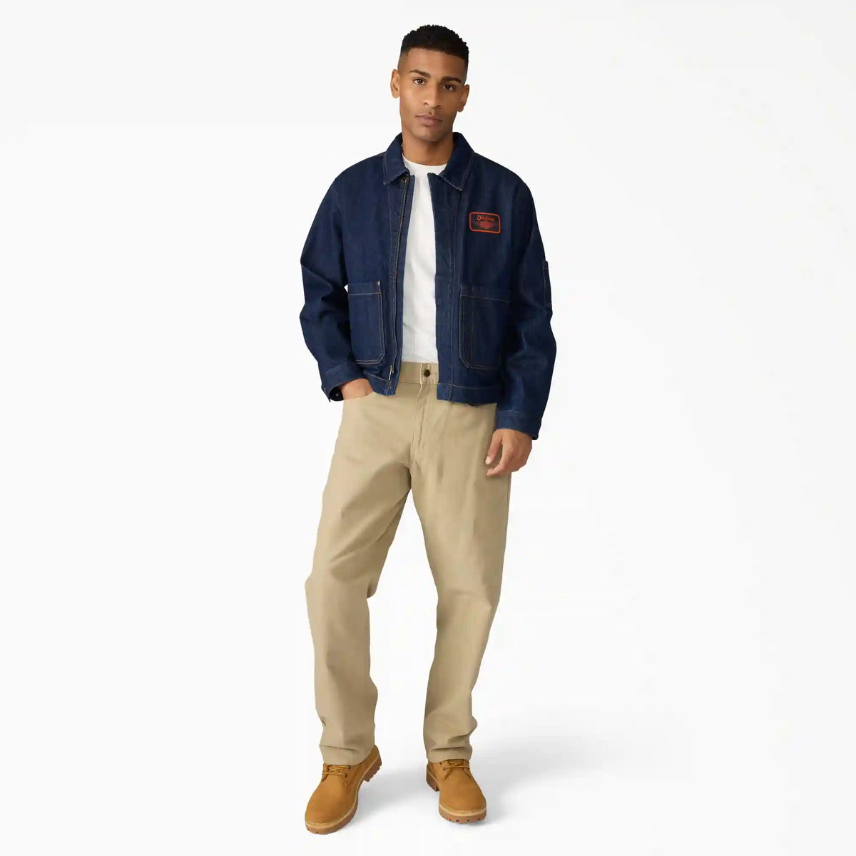 Dickies x Harley-Davidson® Boxy Fit Embroidered Denim Jacket