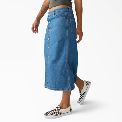 Women's Midi Denim Skirt