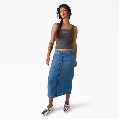 Women's Midi Denim Skirt