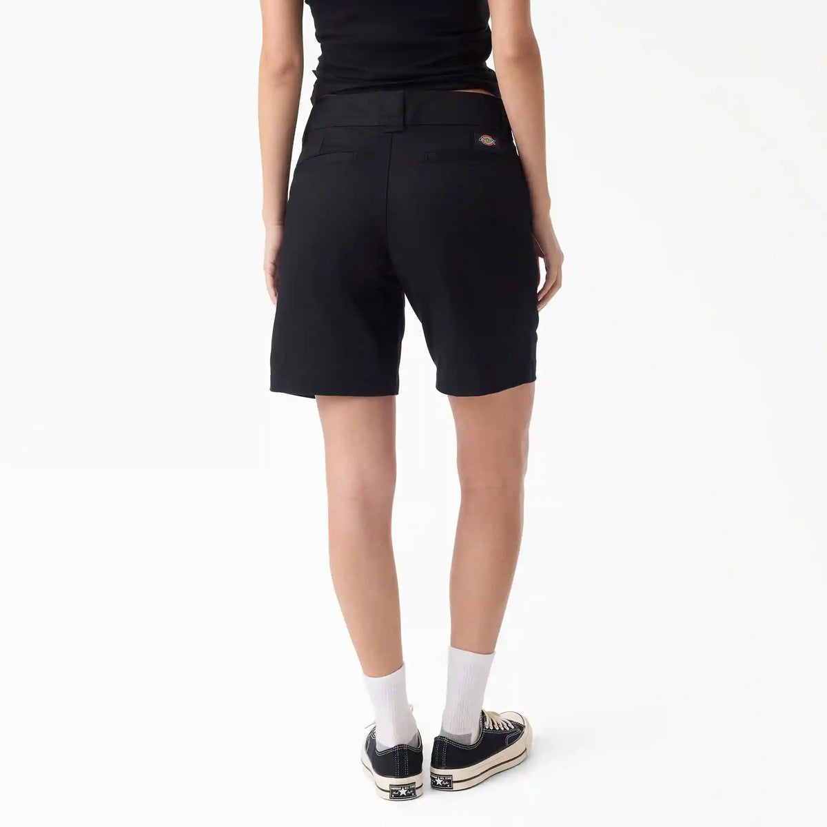 Women's Super Flex Flat Front Shorts, 9"