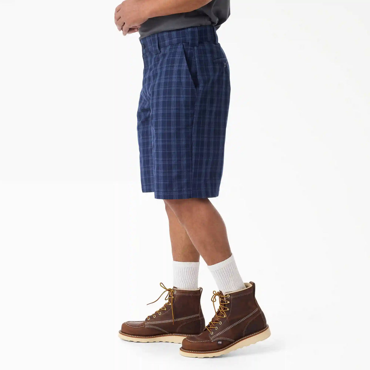 Plaid Work Shorts, 11"