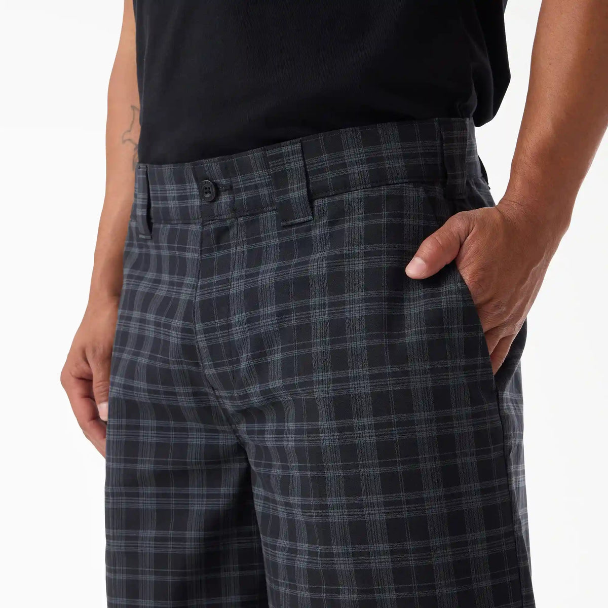 Plaid Work Shorts, 11"