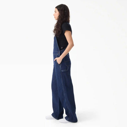 Women's Loose Denim Bib
