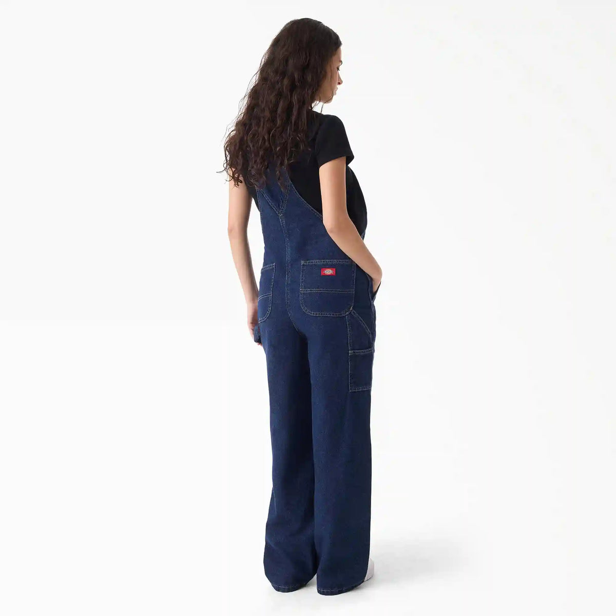 Women's Loose Denim Bib