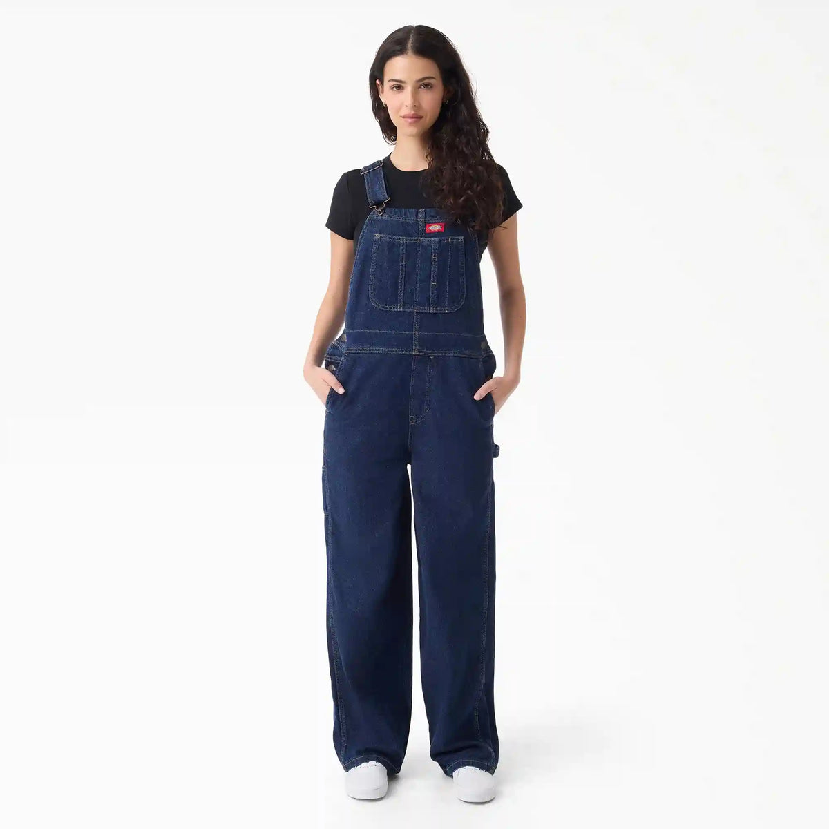 Women's Loose Denim Bib