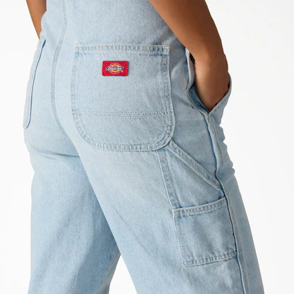 Women's Loose Denim Bib