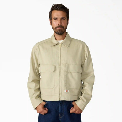 Hemp Twill Trucker Jacket