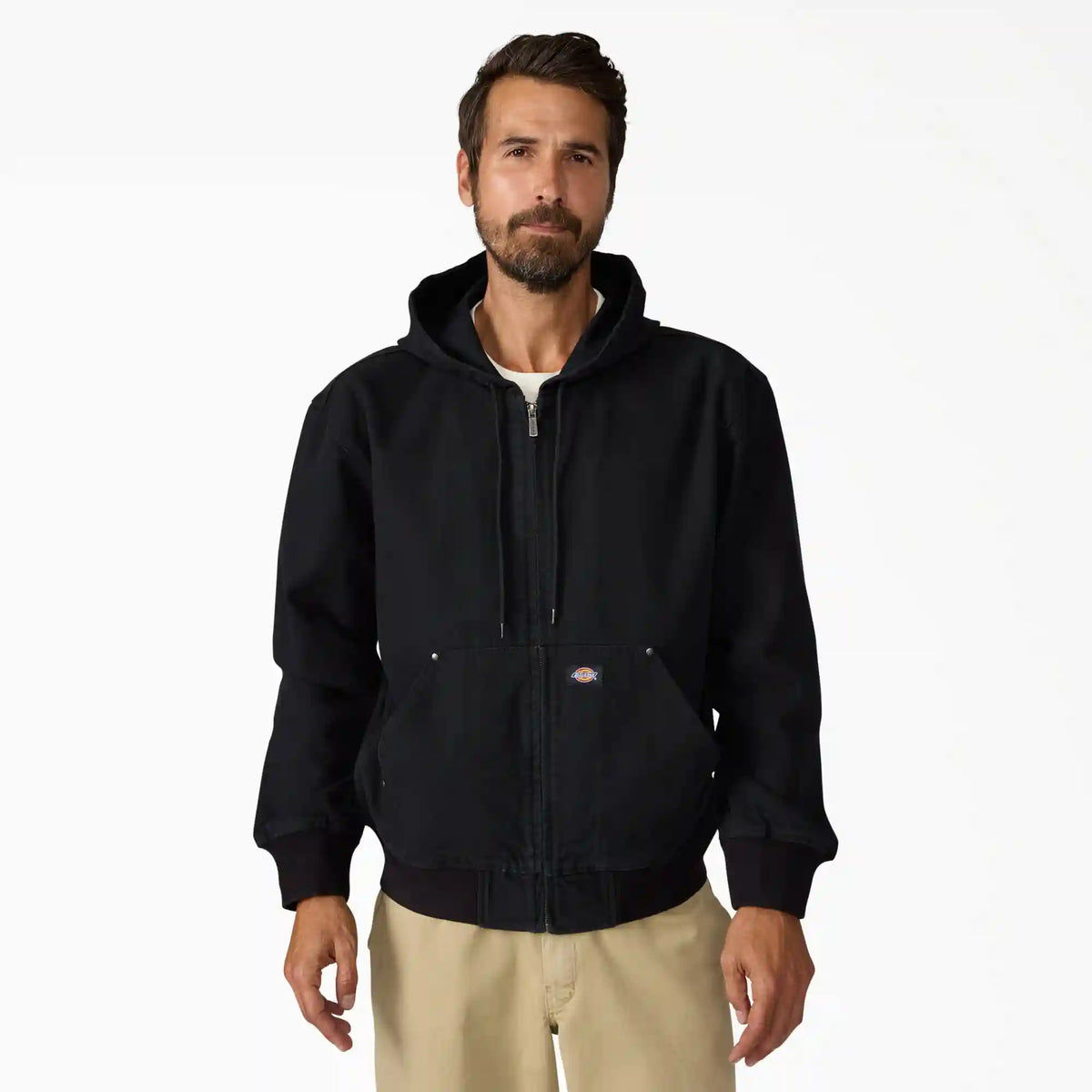 Unlined Canvas Hooded Bomber