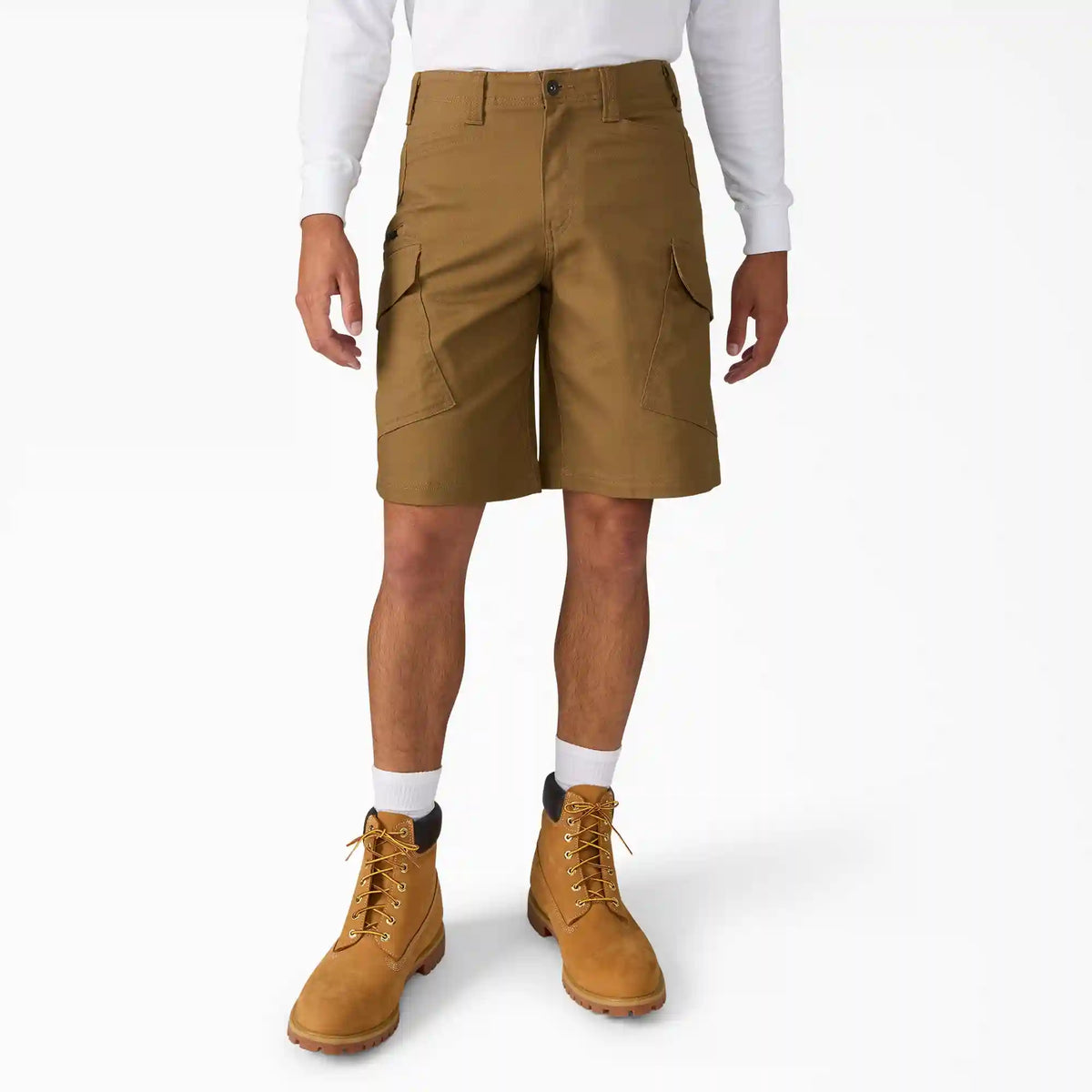 Tradebuilt Duck Canvas Cargo Shorts, 11"