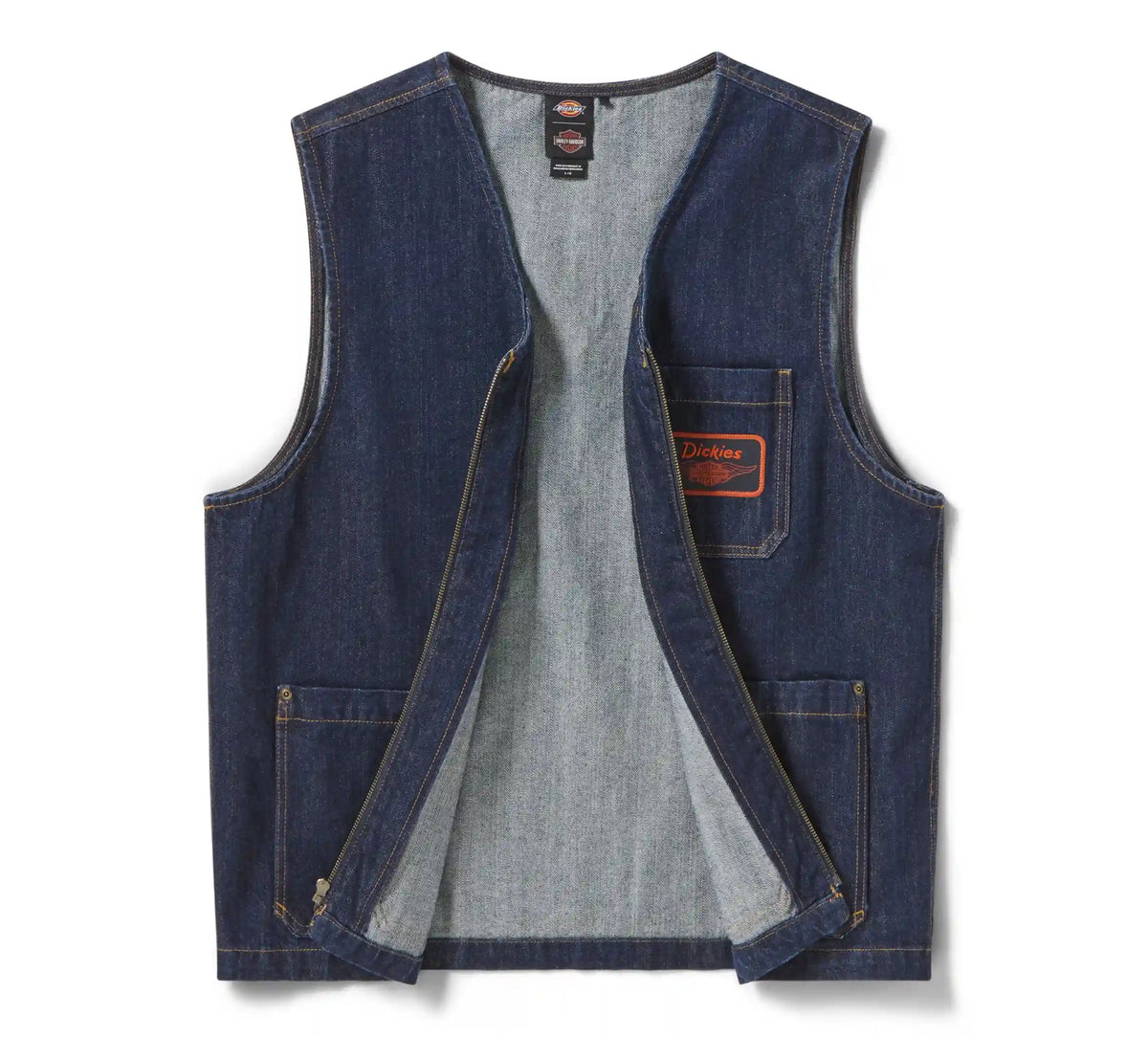 Dickies x Harley-Davidson® Denim Zip-Up Vest