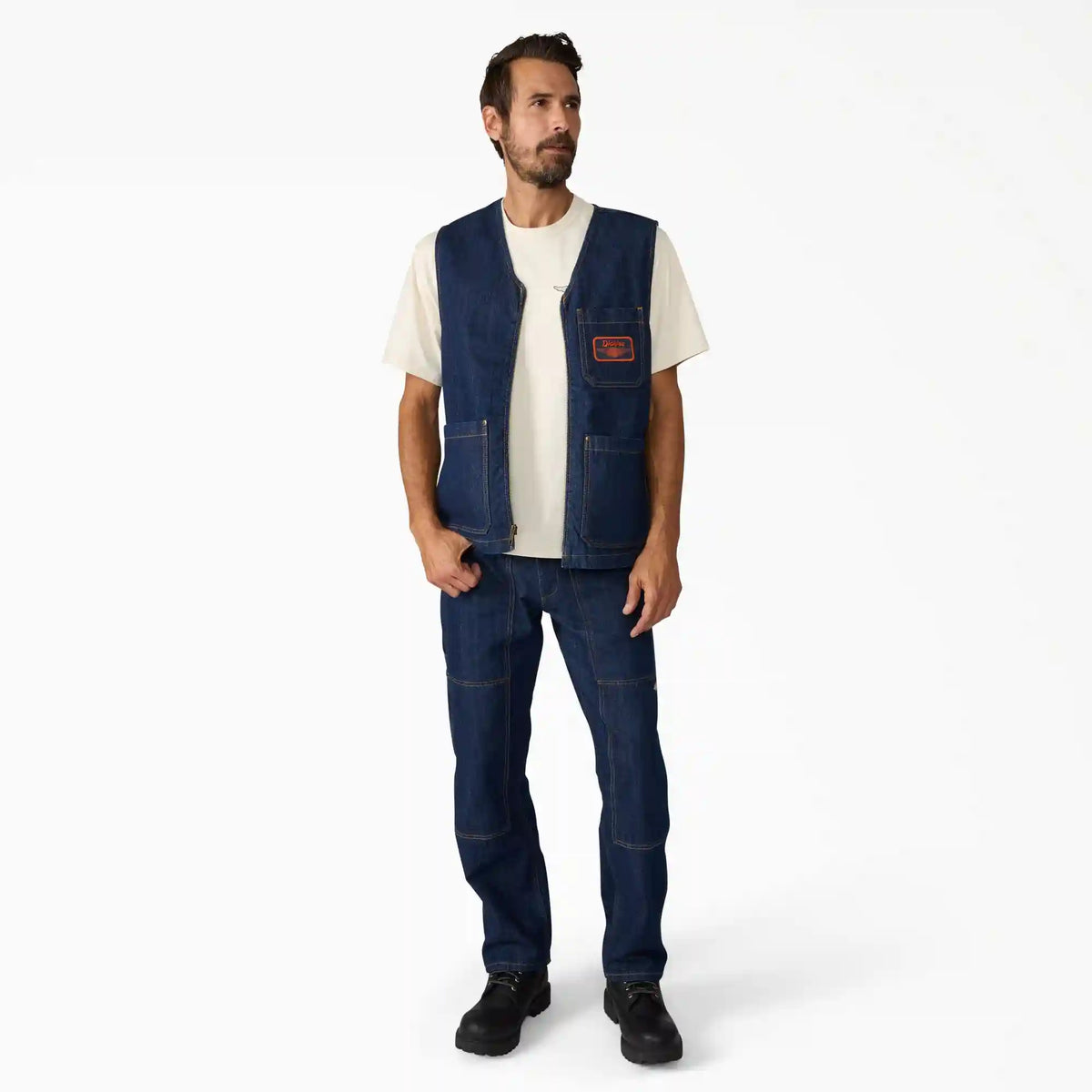 Dickies x Harley-Davidson® Denim Zip-Up Vest