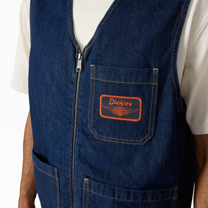 Dickies x Harley-Davidson® Denim Zip-Up Vest