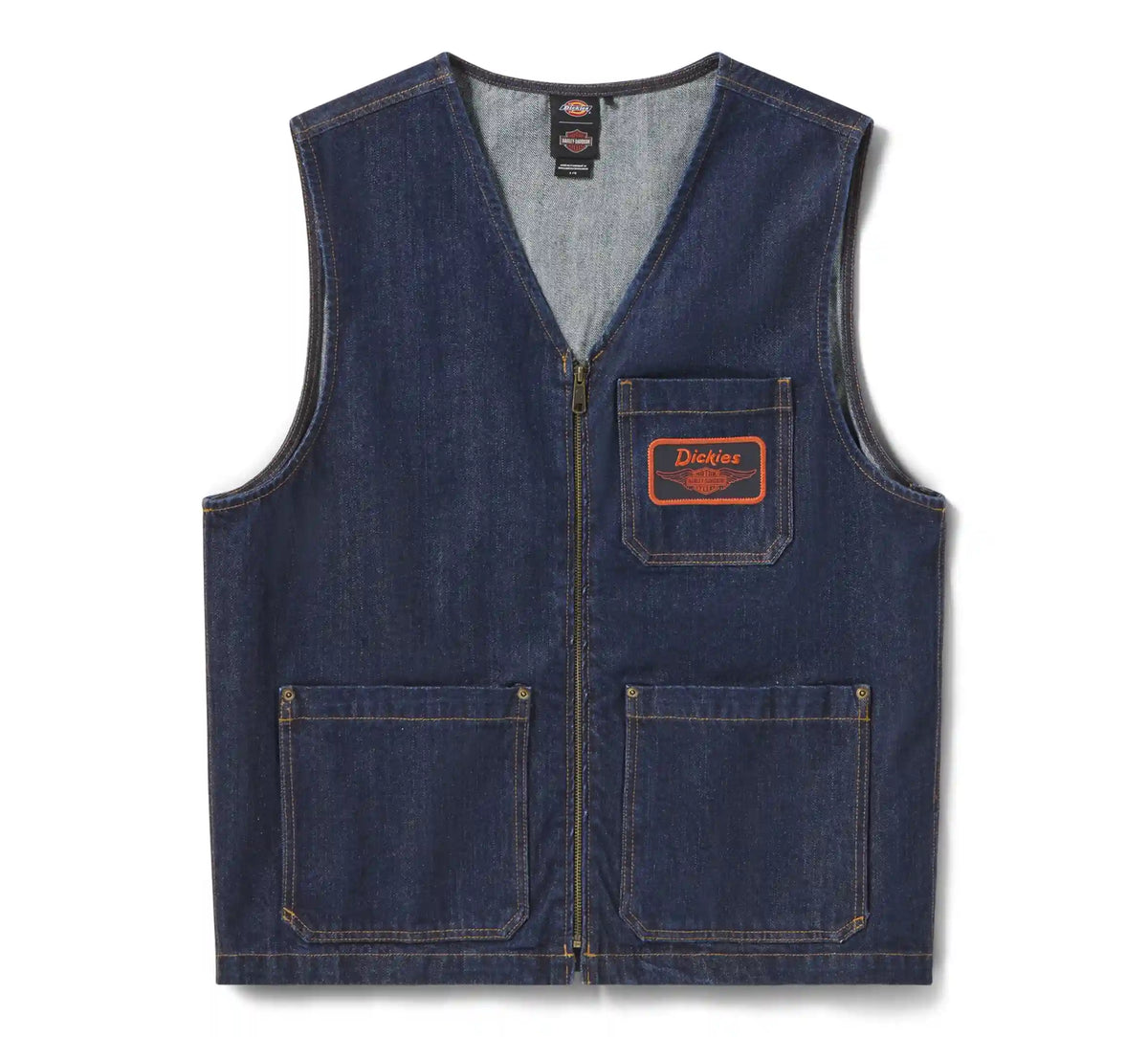 Dickies x Harley-Davidson® Denim Zip-Up Vest