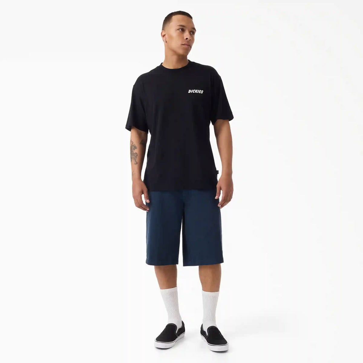 Worn In Loose Work Shorts, 13"