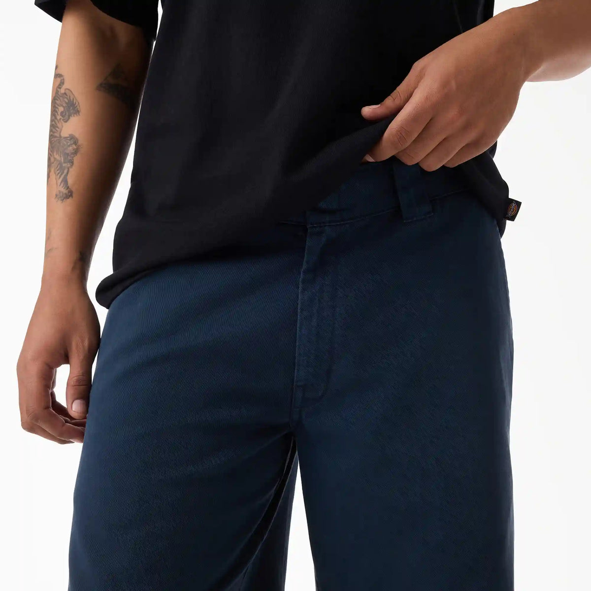 Worn In Loose Work Shorts, 13"