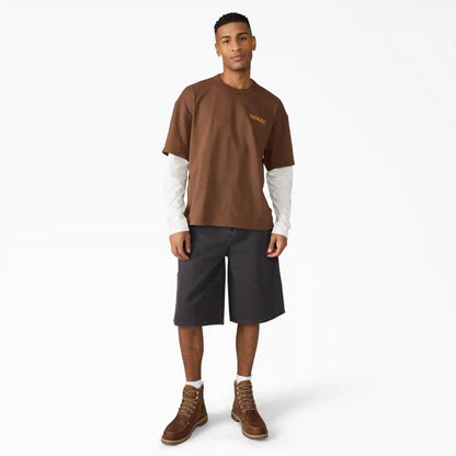 Worn In Relaxed Carpenter Duck Shorts, 13"