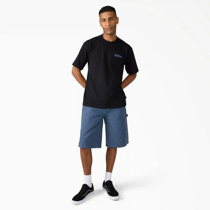 Worn In Relaxed Carpenter Duck Shorts, 13"
