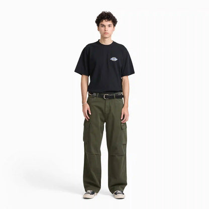 247 Loose Straight Garment Dyed Cargo Pants