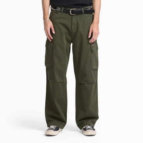 247 Loose Straight Garment Dyed Cargo Pants