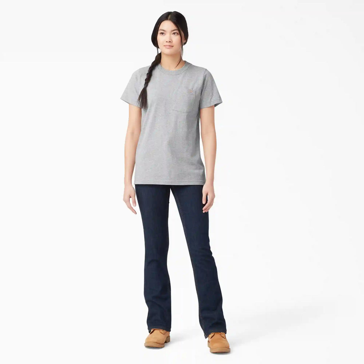 Women's Heavyweight Short Sleeve Pocket T-Shirt
