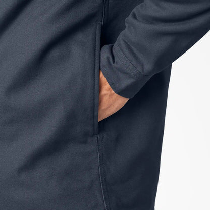 Water Repellent Duck Hooded Shirt Jacket