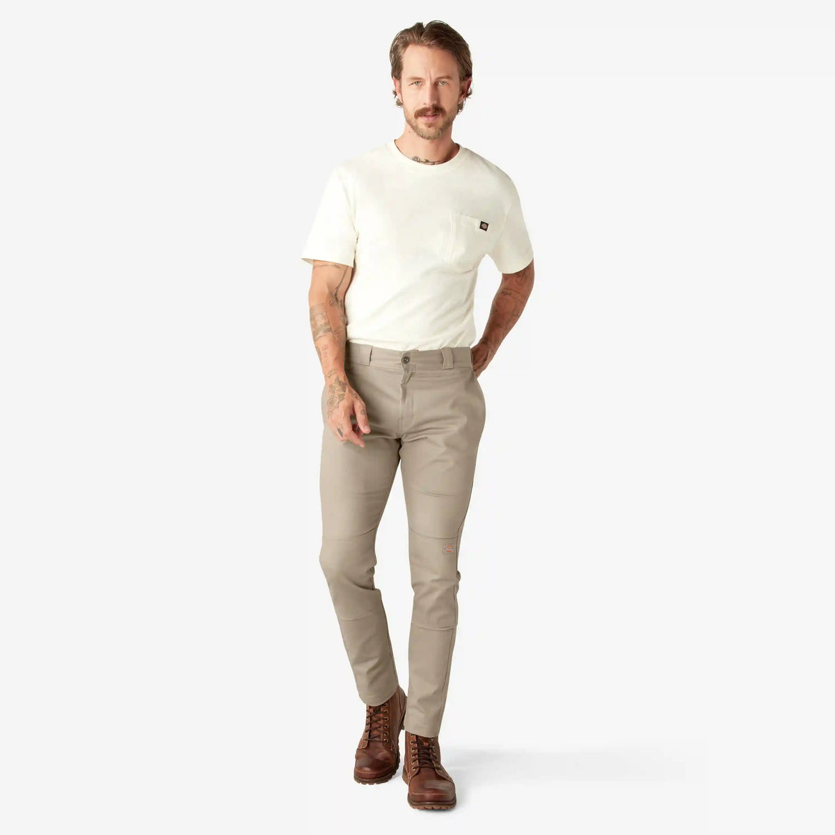 FLEX Skinny Fit Double Knee Work Pants