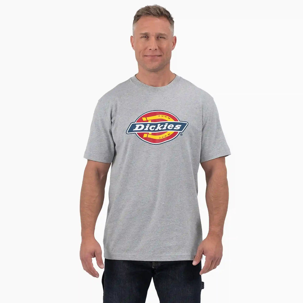 Short Sleeve Tri-Color Logo Graphic T-Shirt