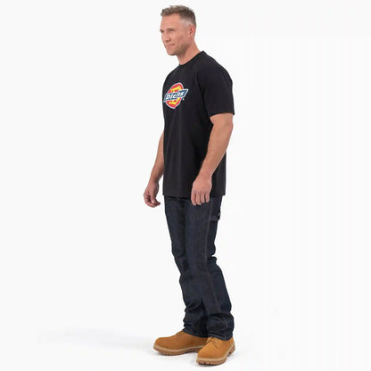 Short Sleeve Tri-Color Logo Graphic T-Shirt