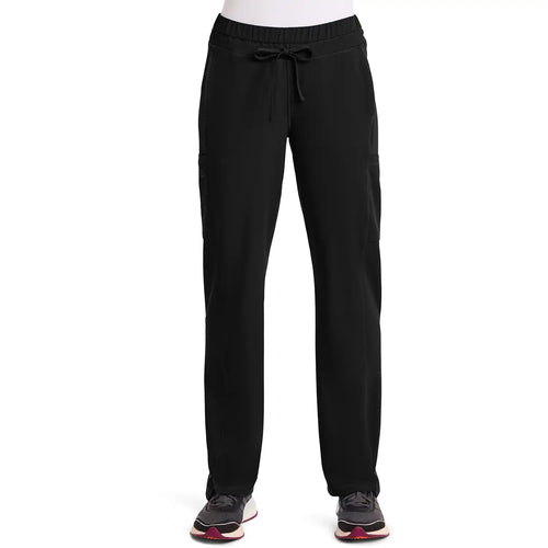Women's Dynamix Mid Rise Straight Leg Drawstring Scrub Pant