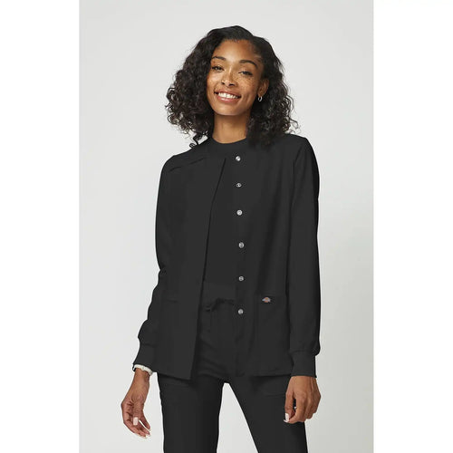 Women's EDS Essentials Snap Front Warm-Up Scrub Jacket
