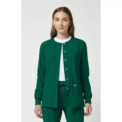 Women's EDS Essentials Snap Front Warm-Up Scrub Jacket