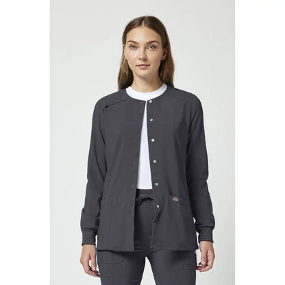 Women's EDS Essentials Snap Front Warm-Up Scrub Jacket